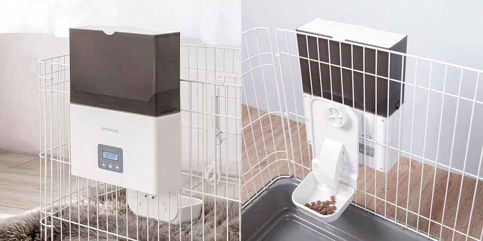 вместительный резервуар кормушки