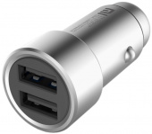 АЗУ Xiaomi Car Charger 2USB серебристый (GDS4042CN) - фото