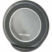 Беспроводная зарядка Red Line Qi-03 1.67A Fast Charge (подставка), черный - фото