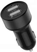 АЗУ Devia Smart  Car Charger (2 USB), черный - фото