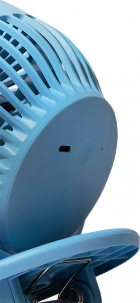 Вентилятор портативный SOLOVE clip electric fan 3 Speed, синий фото 3