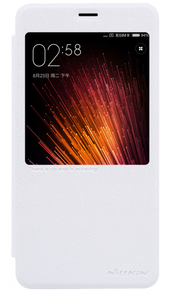Чехол-книжка для Xiaomi Redmi Pro (белый), Nillkin Sparkle Leather Case фото 1
