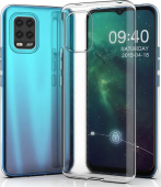 Чехол для смартфона Xiaomi Mi10 Lite Silicone iBox Crystal (прозрачный), Redline - фото