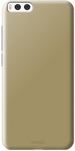 Чехол клип-кейс для Xiaomi Mi6 золотой, Deppa Air Case фото 1