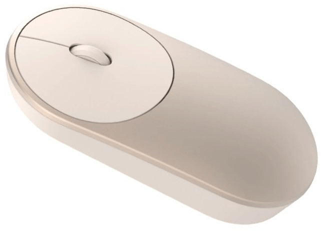 Мышь беспроводная Xiaomi Mi Portable Mouse gold фото 2