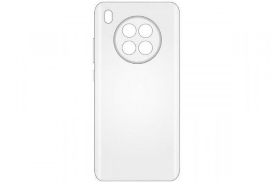 Чехол для смартфона Honor 50 Lite Silicone iBox Crystal (прозрачный), Redline фото 1