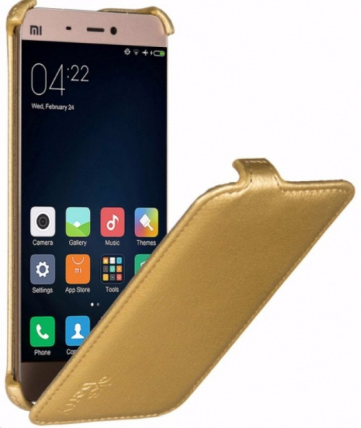 Чехол для Xiaomi Redmi Note 4, золотой, Aksberry  фото 2