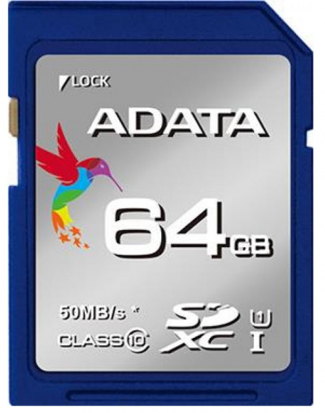 Карта памяти Adata Premier SDHC 64GB Class 10 UHS-I U1 фото 1
