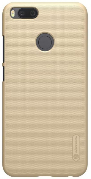 Чехол клип-кейс для Xiaomi Mi5X/Mi A1 (золотистый), Nillkin Super Frosted Shield фото 1