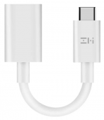 Адаптер ZMI USB-C/Jack 3.5mm (AL71A) белый - фото