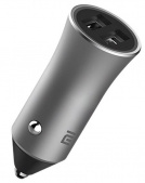 АЗУ Xiaomi Mi Car Charger Pro 2USB  (X21421) серебристый - фото