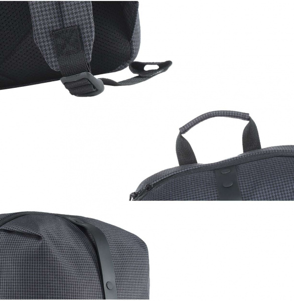 Рюкзак Xiaomi College Style Backpack Polyester Leisure Bag для ноутбуков до 15" серый фото 3