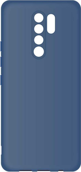 Чехол-накладка для Xiaomi Redmi 9T синий, Microfiber Case, Borasco фото 1