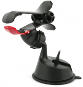 Автомобильный держатель универсальный для смартфона прищепка One Hand (черный), Redline - фото