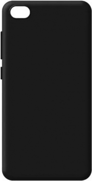 Чехол для смартфона Xiaomi Redmi Go силиконовый (матовый) черный, BoraSCO фото 1