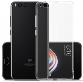 Чехол для смартфона Xiaomi Mi Note 3 Silicone (прозрачный), Dismac - фото