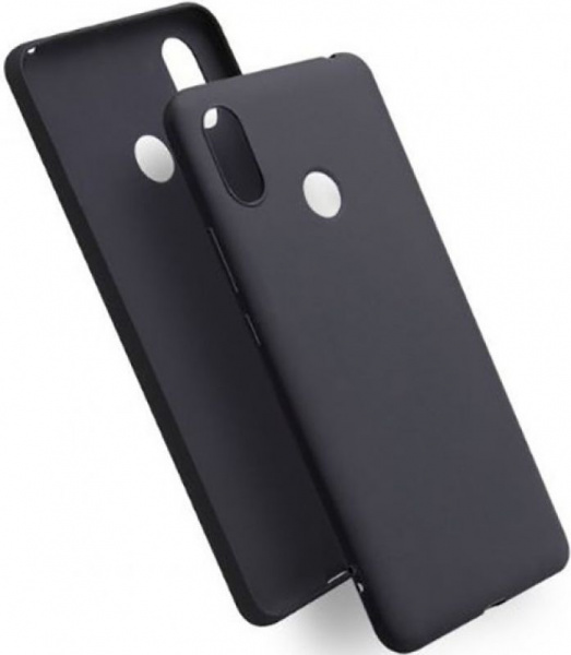 Чехол для смартфона Xiaomi Mi A2 Silicone (матовый) черный, BoraSCO фото 1