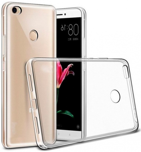 Чехол для смартфона Xiaomi Mi Max 2  Silicone (прозрачный), Dismac фото 1