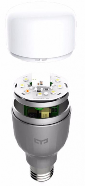 Wi-Fi лампочка цветная Yeelight LED Smart Bulb E27 10W 1700-6500K MJDP02YL фото 2
