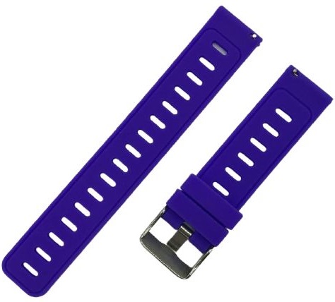 Ремешок силиконовый 20мм для Amazfit GTR42мм/ GTS/ Bip/ Bip Lite, фиолетовый фото 1