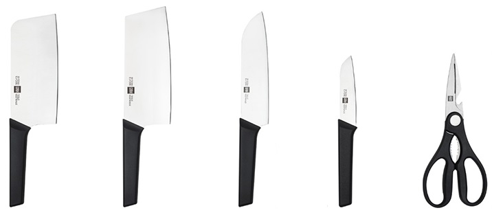 Набор ножей с подставкой Xiaomi Youth Edition Kitchen Stainless Steel Knife Set  6in1 фото 4