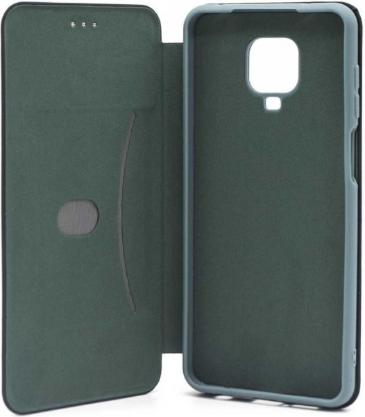 Чехол-книжка для Xiaomi Redmi Note 9S/9 Pro зеленый опал, Shell Case, Borasco фото 4