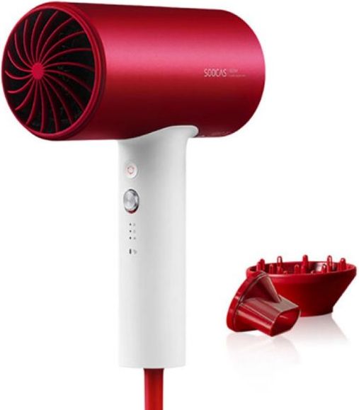 Фен для волос Xiaomi SOOCAS Hair Dryer H5, красный фото 1