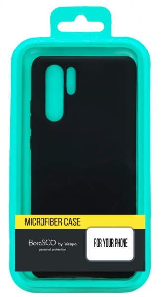 Чехол-накладка для Samsung (M115/ A115) Galaxy M11/ A11 черный, Microfiber Case, Borasco фото 1