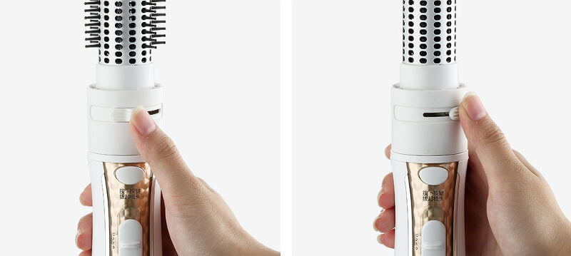 Гибридный стайлер для волос Xiaomi WellSkins Hot Air Comb WX-FT09 белый фото 3