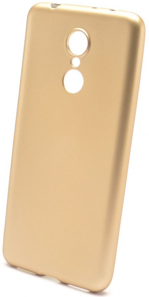 Чехол для смартфона Xiaomi Redmi 5 Plus, Glance, силиконовый матовый софт-тач (золотистый), TFN фото 1