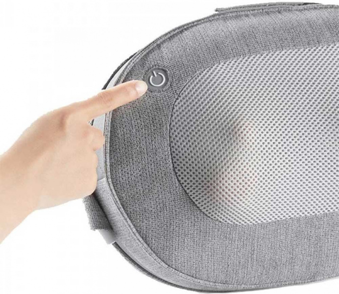 Массажная подушка для разминания Xiaomi LERVAN Pillow Massager YK007, серый фото 2