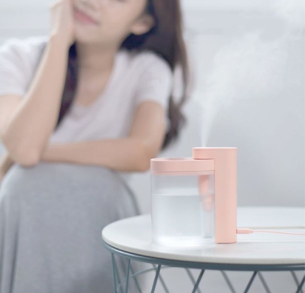 Увлажнитель воздуха Xiaomi SOTHING Geometry Humidifier 260мл розовый фото 2